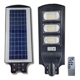 Mgc Refletor Led Poste Energia Solar Iluminação Pública 150w Branco