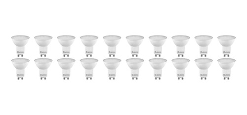 Pack X20 Lámparas Osram Led Dicro Par 16 10w Cálido 110º E A