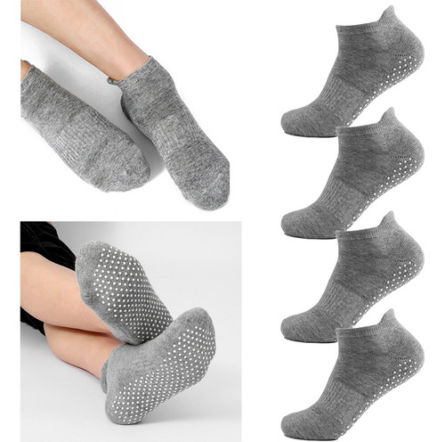 4 Pares De Calcetines Antideslizantes Para Yoga, Pilates, Ho