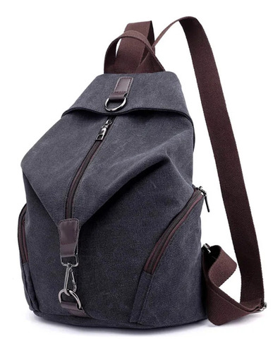 Canvas Female Backpack Multifunction Casual Backpack For
