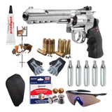 Kit Pistola Crosman Sr 357 Dual Revolver Co2 Silver Xchws C