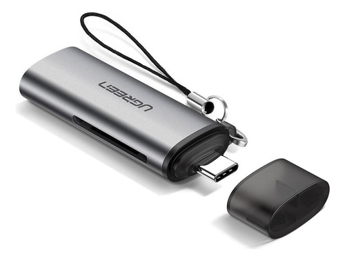 Lector De Tarjetas Ugreen Usb-c Macho Para Tarjetas Micro Y Sd