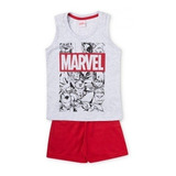 Pijama Infantil Regata Algodão Avengers Marvel 