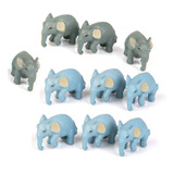 Juego De Decoración De Macetas Con Bricolaje Elefante 10pcs