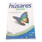 Resma Husares 7880 Desing A4 120grs X 100 Hojas Color Blanco
