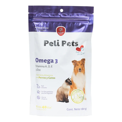Omega 3 y Vitaminas Nartex Pets Polvo 180g Perro Gato Pelo y Piel | Envío gratis