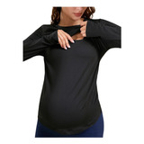 Maternidad Camiseta Unicolor Amamantamiento 268y