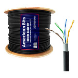 Bobina Cable Utp Cat 5e Exterior, Doble Forro 305mts