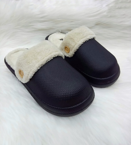 Pantuflas Alta C/peluche  Desmontable / Imbierno