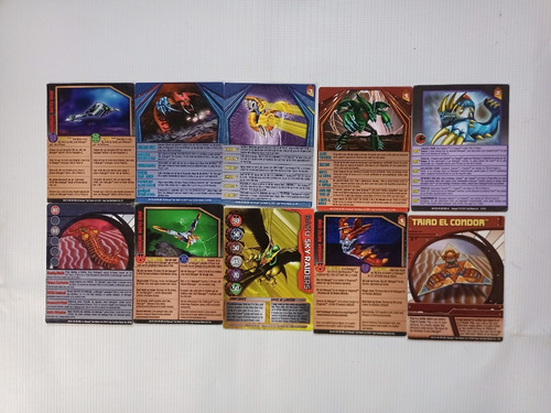 Bakugan Cartas De Habilidad 10 Cartas Lote Ga7