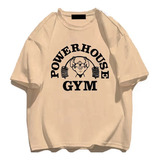 Camiseta De Manga Corta Con Estampado Gráfico Gym Powerhouse