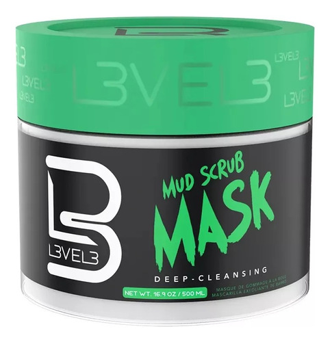  Mascarilla Facial Mud Scrub X500 Ml  Level 3