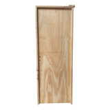 Puerta Placa Marco De Madera 0,75 Cm X 2,00 Mts Pino Izq/der