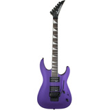 Guitarra Eléctrica Jackson Js Series Js32 Dka Dinky De Álamo Pavo Purple Brillante Con Diapasón De Amaranto