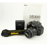  Nikon Kit D5300 + Lente 18-55mm Vr Dslr Color  Negro 