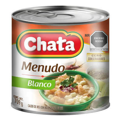 Menudo Blanco Chata 709 Gr | MercadoLibre