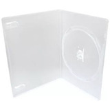 6 Estojo Capa Dvd Box Amaray Transparente 14 Mm Novo