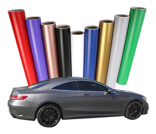 5 Metros Vinil Wrap Automotriz Colores Mate Autoelite Cwf