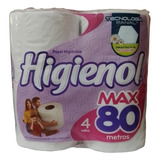 Papel Higiénico Higienol Max Blanco 80 Mts 