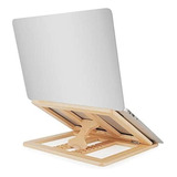 Skoioje Soporte De Madera Para Laptop Elevador De Madera