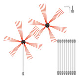 Vevor Cepillo De Limpieza De Chimeneas Kit Deshollinador 10m