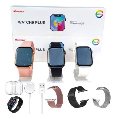 Smartwatch W99+ Série 9 Feminino Masculino Amoled Nfc Gps   