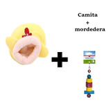 Casa Camita Para Hámster Guarida Mas Mordedera (juguete)