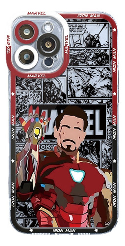 Funda Marvel Iron Man Donnys Loki Para iPhone 15, 11, 12, 13