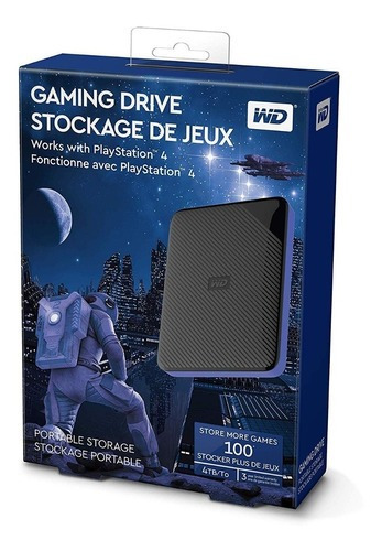 Disco Duro Externo Western Digital Wd Gaming Drive Wdbm1m0040bbk 4tb