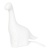 Simple Designs Lt2093-wht Lámpara De Mesa De Dinosaurio Bron