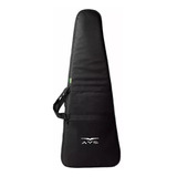 Capa Bag Para Guitarra Luxo Acolchoada Com Alças Avs Preta