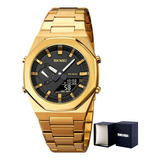 Relojes Skmei Business De Acero Inoxidable Impermeables Para