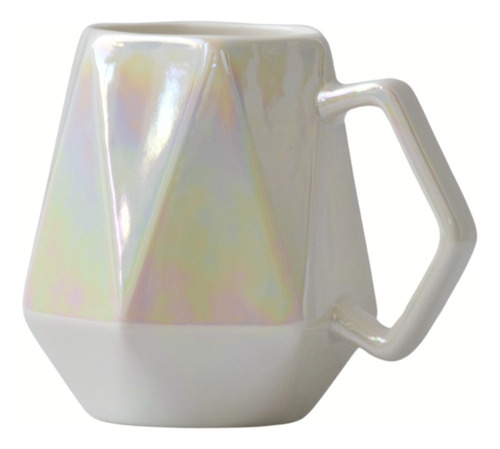 Taza Porcelana - Acabado Tornasolado 480 Ml