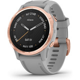 Garmin Fenix 6s Zafiro Correa Silicona Gris 42mm Reloj