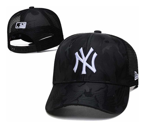 New York Yankees Gorra Deportiva Negro