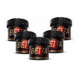 5x Ração Para Peixe Poytara Premium Betta Black Line 14g 