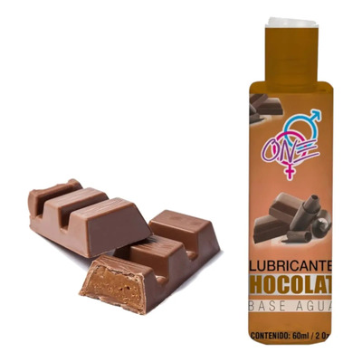 Lubricante Comestible One Base Agua 60 Ml Sex Oral Sabor Chocolate