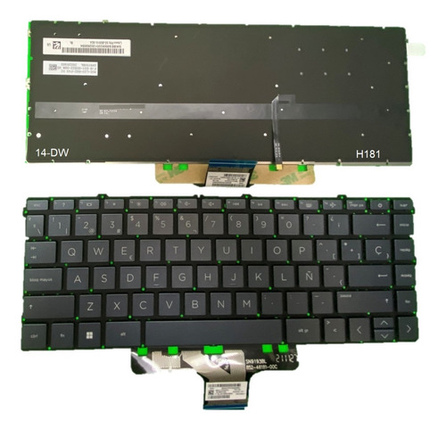 Teclado Hp  14-dw Pavilion X360 14-dy 15-er 14-dv 14m-dw La