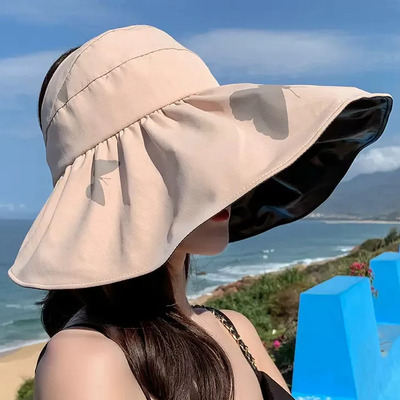 Sombrero De Pescador Con Protección Uv Para Mujer, Ala Ancha