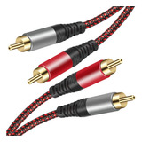 Cable Rca De 3 Pies, Subwoofer Estéreo De Audio Macho A 2 Rc