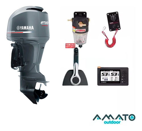 Motor Fuera De Borda Yamaha 250 Hp F250hetx Consultar Oferta