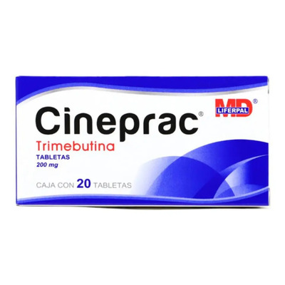 Cineprac Trimebutina C\u002F20 Tabletas De 200 Mg Liferpal Md - Liferpal MD | MercadoLibre