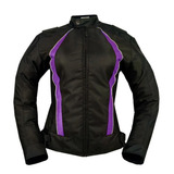 Chaqueta Antifricción Para Mujeres Motociclistas