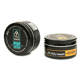 Kit You Man: Pomada P/ Cabelo  Matte + Pomada Efeito Brilho