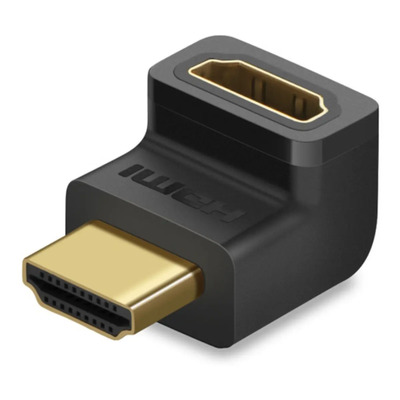 Ugreen 20110 Adaptador Hdmi Negro Macho A Hembra Tipo L | MercadoLibre