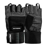 Guantes Gimnasio Cuero Pesas Funcional Gym Proyec Extrem Rey