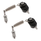 2x Pedal De Tambor De Resortes Leva Soft Drum Pedal