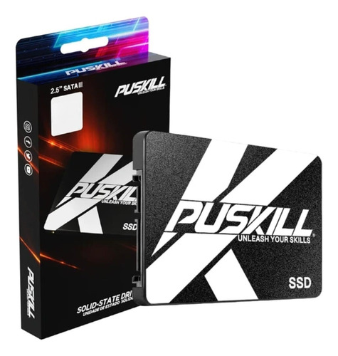 Disco Sólido Interno Ssd Puskill 256gb Sata 3 Original C/ Nota Fiscal