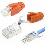 Gen 2 Cat7 Cat6a Rj45 Conectores De Paso Blindado De L,...