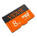 Memoria Micro Sdhc Vidvie 8gb Clase 10 Celulares